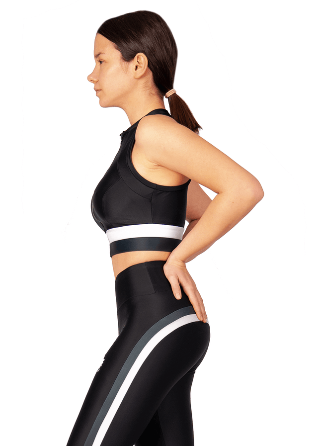 Sports Bra Top Black Mamba