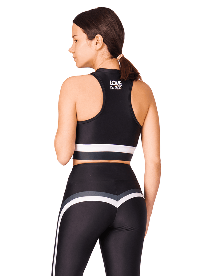 Sports Bra Top Black Mamba