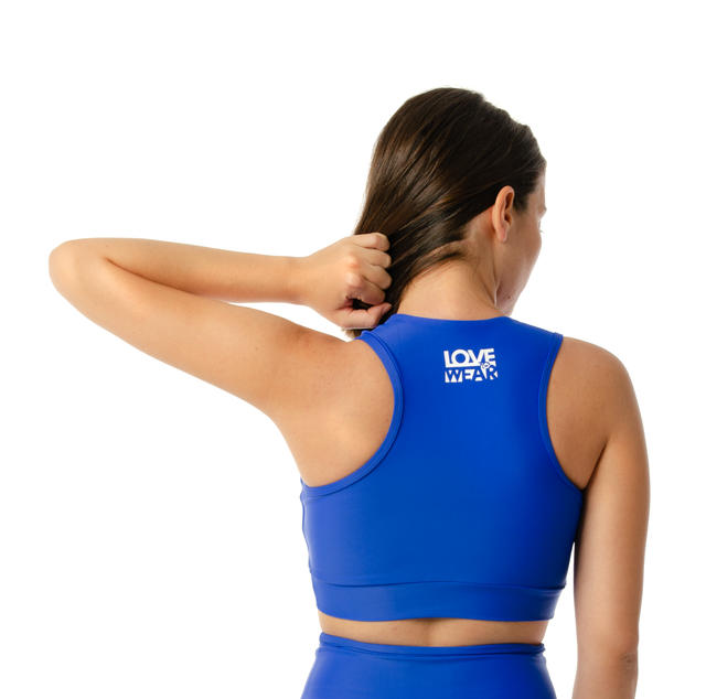 Woman Activewear Set | Royal Sapphire | Sports Bra & Leggings - lovetowear.eu